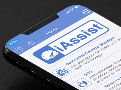 Close-up of iAssist